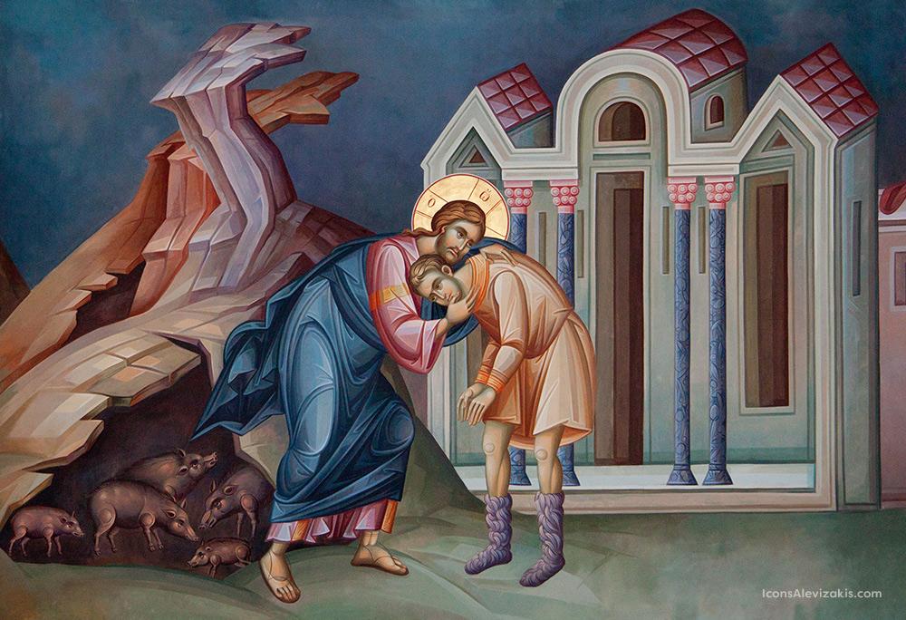 притча о блудном сыне фреска. притча пришел человек в храм. притч одного храма 4. библейская притча для детей 4 класса. притча о блудном сыне.