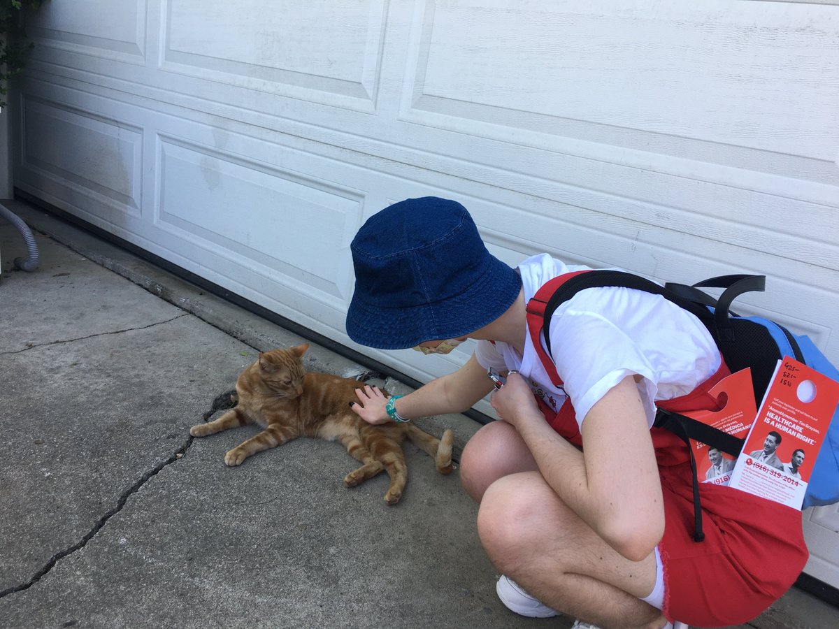 dvcydsa's tweet photo. Thank you to all the DVC YDSAers who came out to canvas in Concord yesterday! We had a great time knocking on doors to pressure our local Assemblymember to vote YES on Medicare for All in California.

Plus, it's always fun to meet friendly neighborhood cats while canvassing! https://t.co/2f9U8D5Zu1
