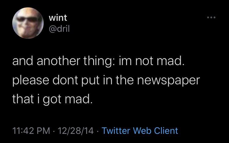 Lauren Hough would like to make it clear that she is extremely Not Mad.It is very funny to her that people think she is Mad when she is definitely, absolutely Not.