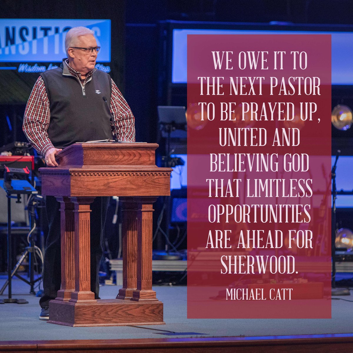SherwoodChurch's tweet photo. TRANSITIONS: WISDOM FOR YOUR NEXT STEP | My Prayer for the Next Great Work at Sherwood | Nehemiah 1 | Michael Catt
#GodIslove #SherwoodLovesSouthwestGeorgia #SherwoodChurch #AlbanyGeorgia #OnlyOneAlbany #MichaelCatt https://t.co/8KygVjhQcS