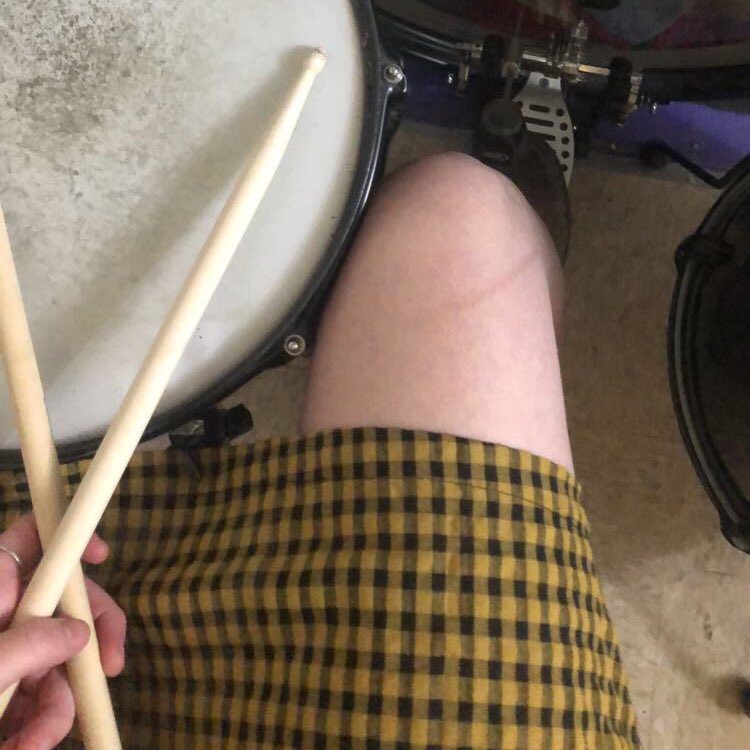 GiantsRay's tweet image. day 4 of @GoochDolphin teaching me drums