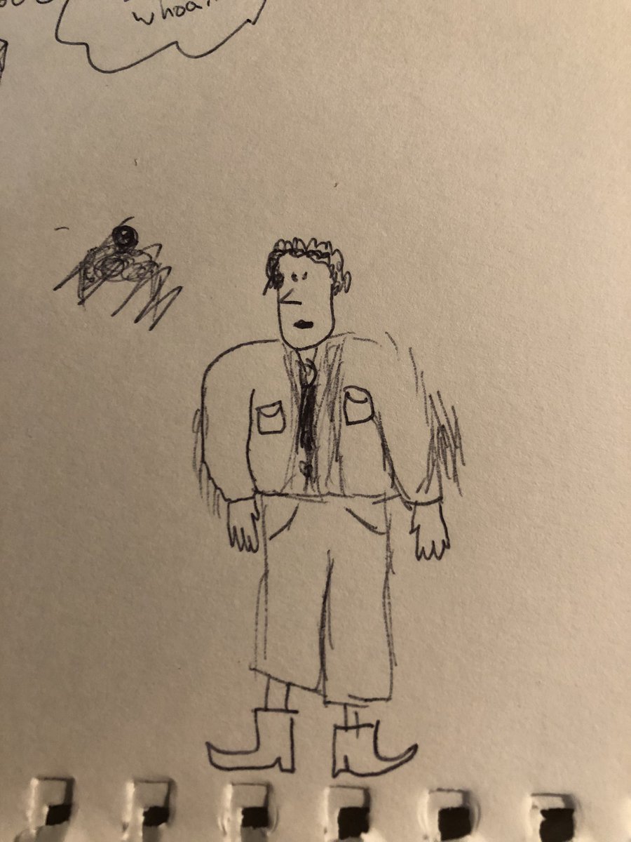 mr_garydaniels's tweet photo. I’ve nvr seen #templegrandin before. @butterhi just described her, and I drew the description. I’d say we did quite well!
#caneyo #allminds #squash #margate #HowToDrawMangaRedraw #MasterChefUK #ShakespeareSunday #Piers #TooClose #fire #sketch #sketching https://t.co/YfQfpChrnp
