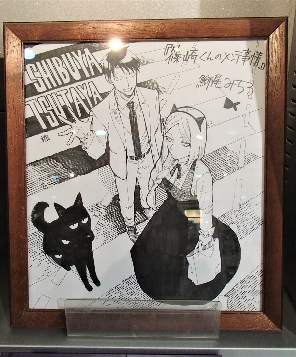 [貴重]ぽんとごたんだ先生直筆イラスト&サイン入り色紙　婚活は魔導書から SHIBUYA TSUTAYA IP書店 on X