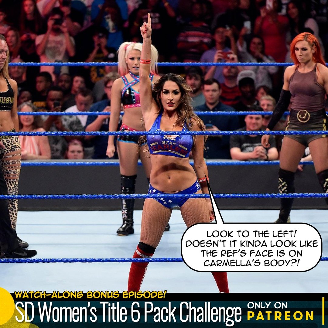 Watchalong Patreon exclusive! The beginnings of the Smackdown Woman's Championship. At WWE Backlash 2016 it's a 6 pack challenge with Nikki Bella vs Becky Lynch vs Alexa Bliss vs Naomi vs Carmella vs Natalya.
Listen ->> https://t.co/RnQqYbguLq

#WWE #WatchAlong #Smackdown https://t.co/TCwnfwe6Xh