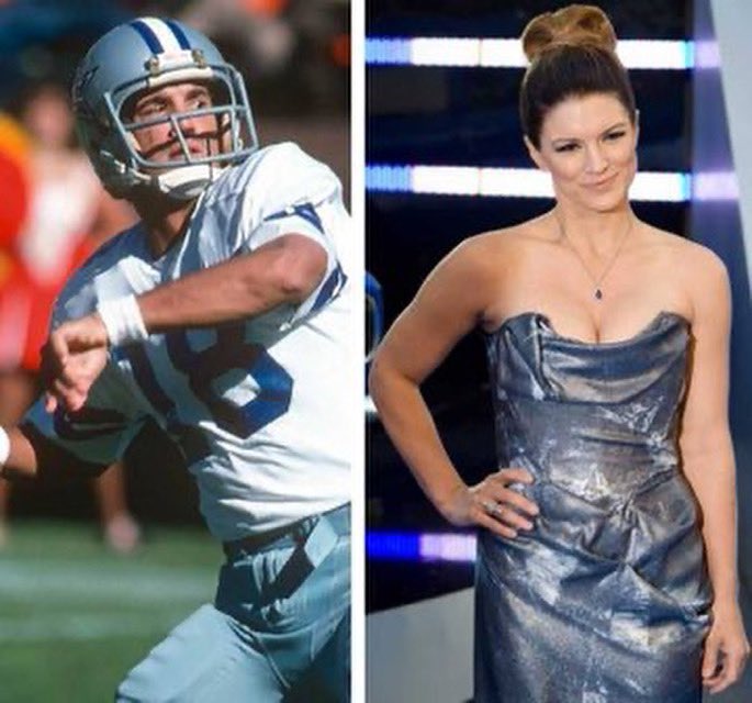 April 16th: Happy 39th Birthday to Gina Carano!!!!! Daughter of former Cowboys QB Glenn Carano. 