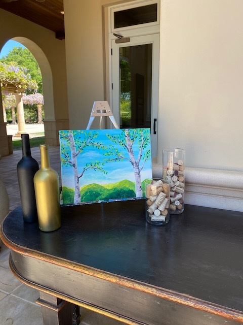 TCRubyHill's tweet image. Painting branches and pouring bottles -- it doesn’t get much better than this!

We couldn’t have asked for better weather to welcome back our Paint and Wine Night!
