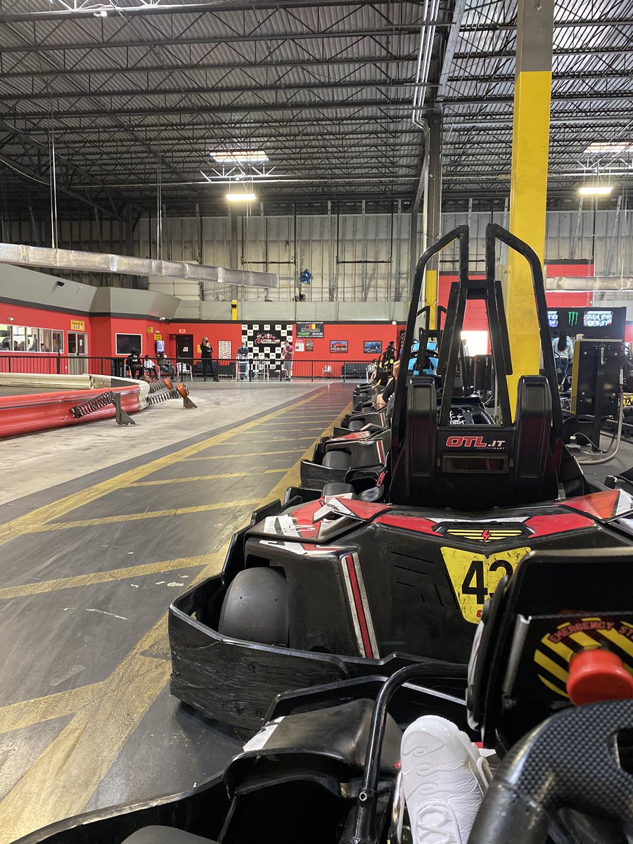 macadellic6's tweet photo. Wen go Karting got first place multiple times... my last race ... this dumbass kept telling me “it’s not bumber cars” she was just mad frfr .... I AM SPEED no kizzy https://t.co/6NyE9mohvz