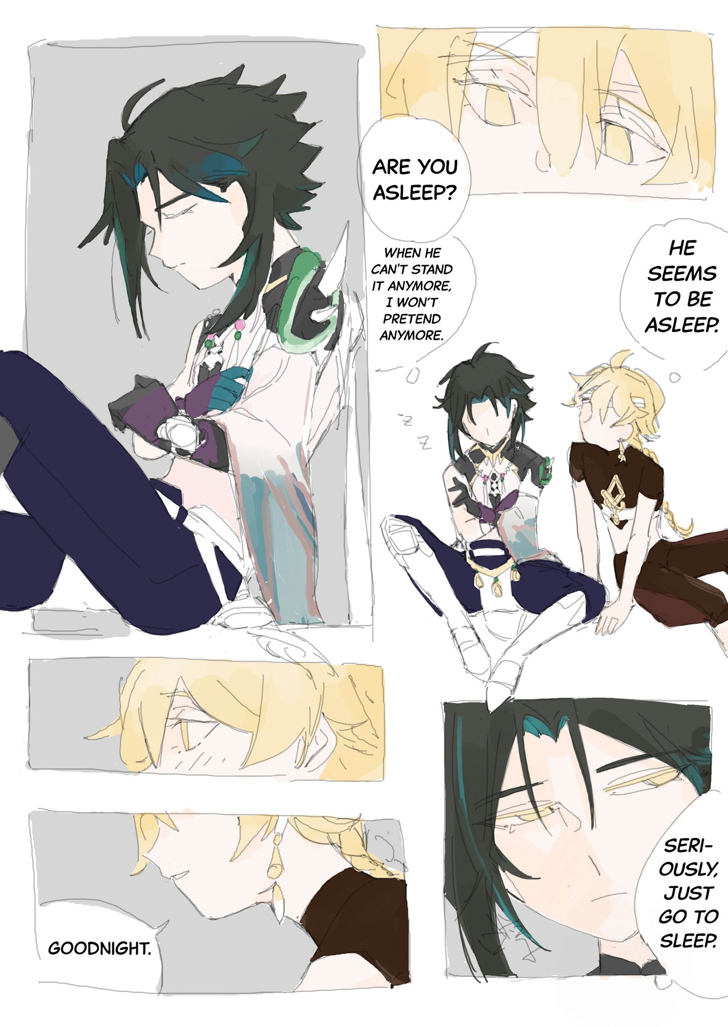 Xiaoaether24h Xiaoaether Xiaoaether24h Genshinimpact 魈空 Xiaoaether24h Participant S Work Comic Part1 北 辰 T Co Tfucwiwdtu T Co Lsmobs7aho Twitter