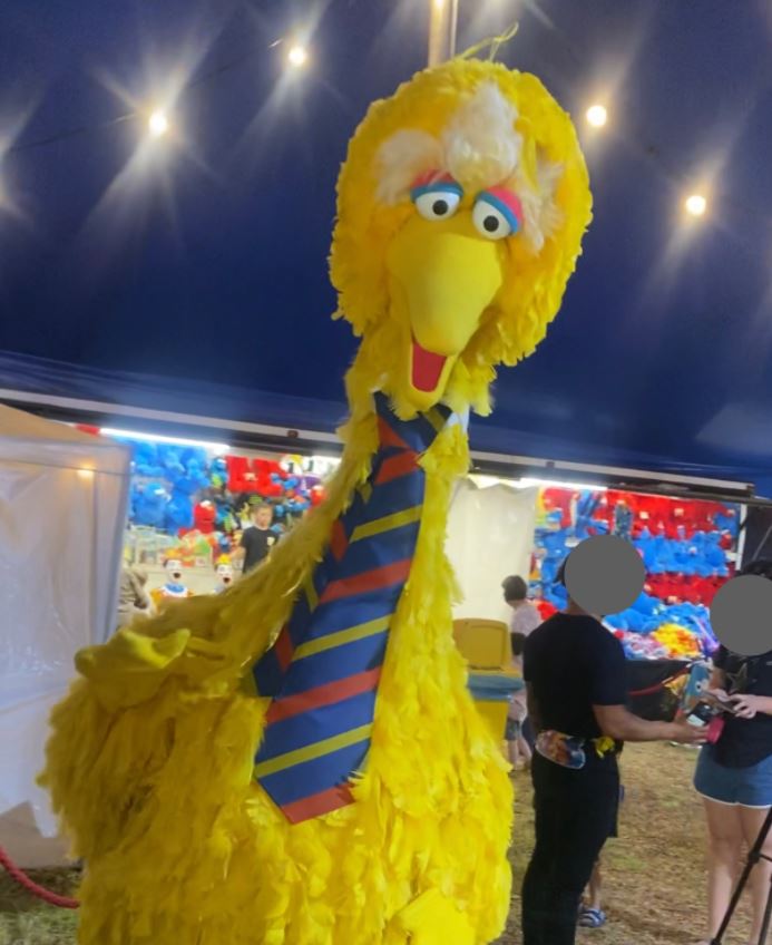 Big Bird costume stolen from Bonython Park. SA Police: "Police are investigating after a Big Bird costume was stolen from the Sesame Street Circus Spectacular at Bonython Park overnight.