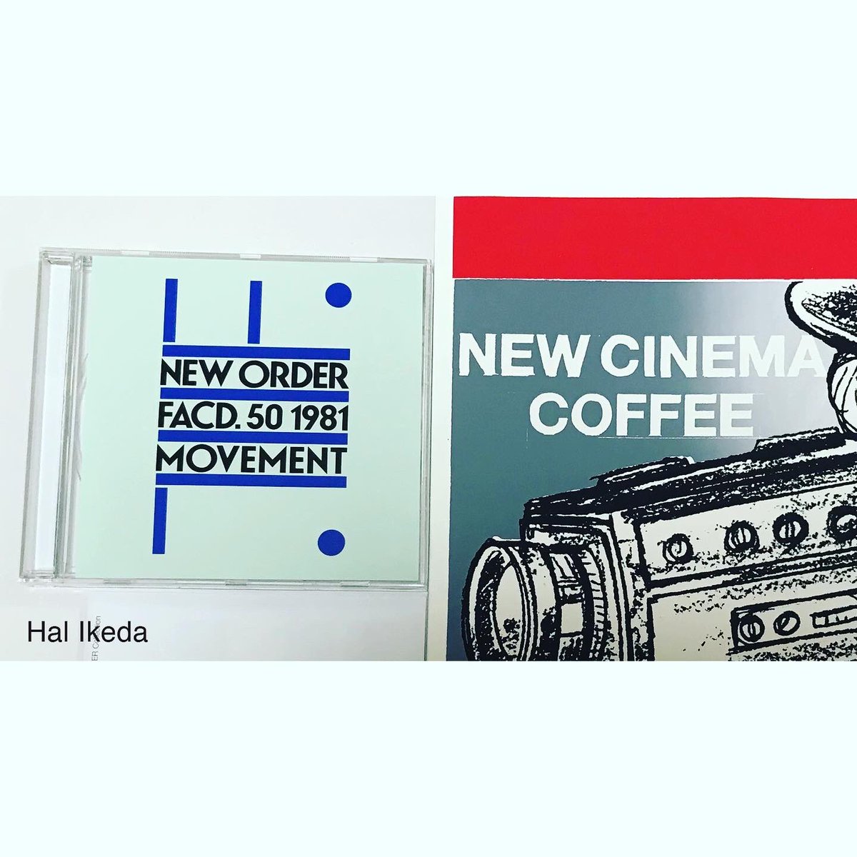 halikeda's tweet photo. #BolexCamera この絵と並べて飾りたくなるジャケットは
#NewOrder - "MOVEMENT"
ロゴデザインもカッコイイな 
#newcinemarecord♦️🎥 https://t.co/kUzcyaWxuH