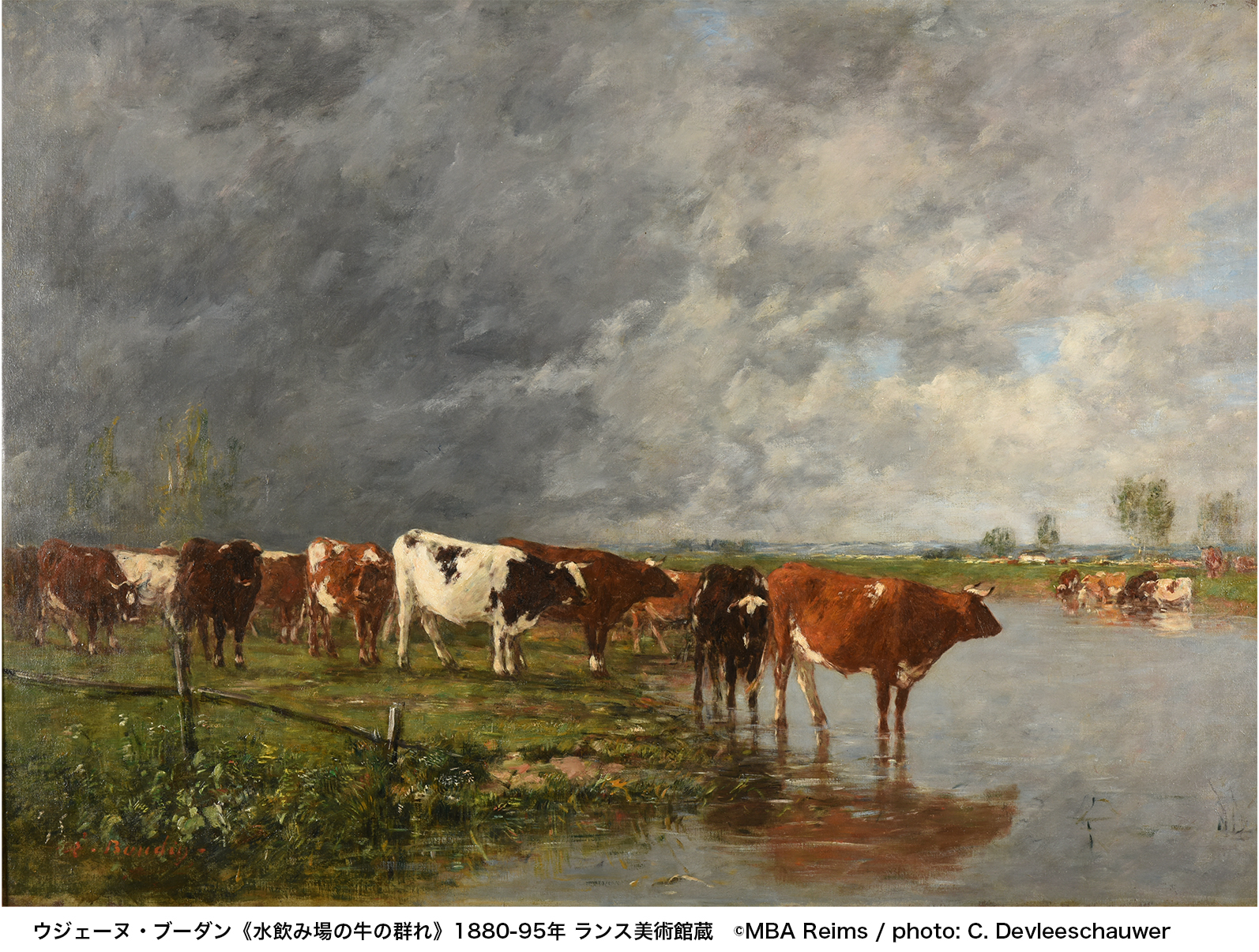 風景画のはじまり コローから印象派へ 展 担当者のつぶやき 4章では 画家ウジェーヌ ブーダンの作品を紹介しています モネに戸外制作をすすめたことで知られる彼は 海辺の空を見事に描きだしたので 空の王者 とも称されました 色々な表情の空の 風景画のはじまり コローから印象派へ 展 担当者のつぶやき 4章では 画家ウジェーヌ ブーダンの作品を紹介しています モネに戸外制作をすすめたことで知られる彼は 海辺の空を見事に描きだしたので 空の王者 とも称されました 色々な表情の空の