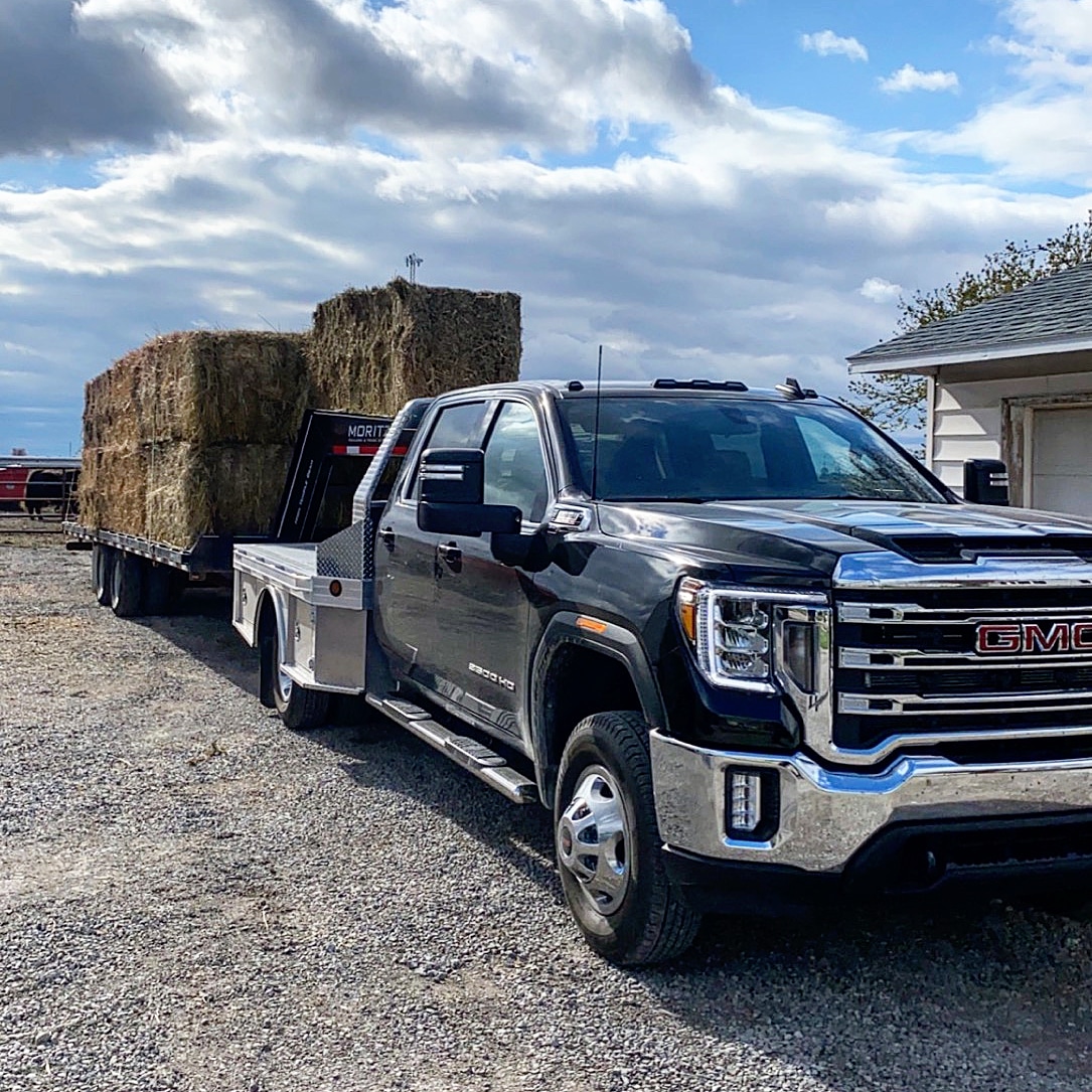 LeviHaselman's tweet photo. Making sure the tax man sees our 2021 "farm use" tax write off 🤣 #Duramax #FarmUse https://t.co/TjLWwJkgTy