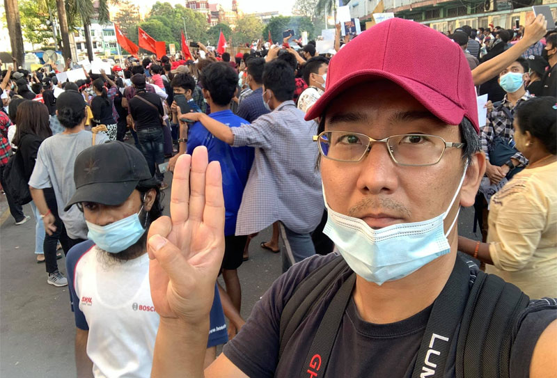 MizzimaNews's tweet photo. Japanese freelance journalist detained | Mizzima #Myanmar News and Insight https://t.co/ePe2EFa9uD https://t.co/a5pymQtnX9