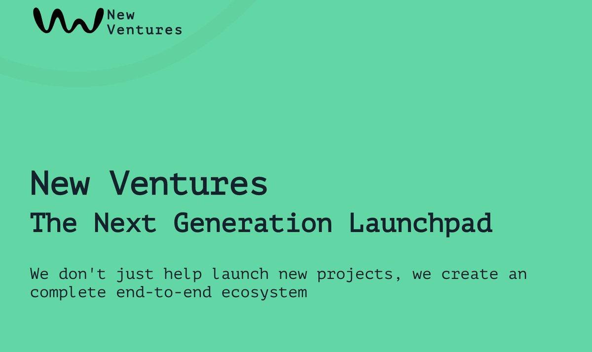 NEWVFI's tweet photo. ‼️‼️Attention: NewV has now been reborn as New Ventures, The Next Generation LaunchPad, with a new website, https://t.co/qi1oHfgywz with the brand new design. IDO interface to be launched prior to the upcoming IDO with https://t.co/UZbTrftUhm. More IDO details TBA $NEWW 
@DeCusIo https://t.co/CYvfzYbhgM