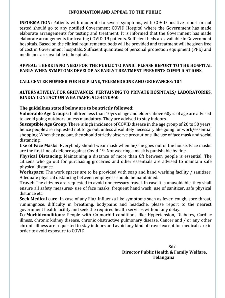 Media Bulletin on status of positive cases #COVID19 in Telangana. 
(Dated.19.04.2021)
<a href="/TelanganaHealth/">Office of Minister for Health, Telangana</a> #StaySafeStayHealthy