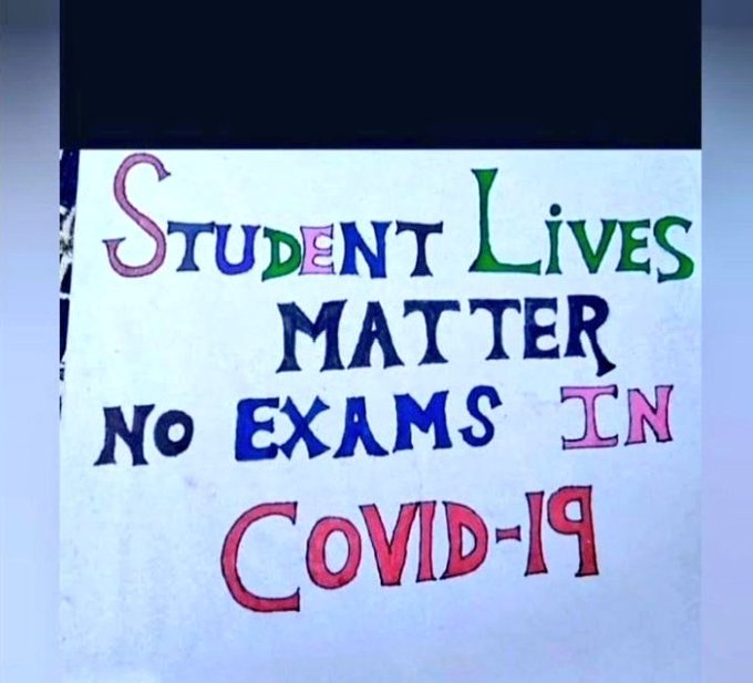 Navneet_anand1's tweet photo. #deicancelofflineexams 
#StudentLivesMatter https://t.co/8yu5GVDI1v