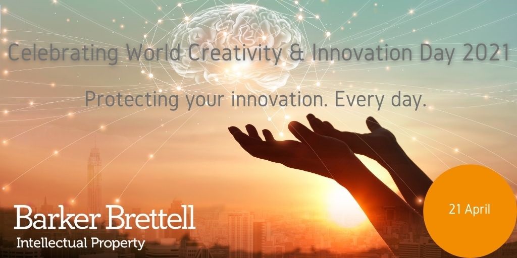 We’re delighted to be marking World Creativity and Innovation Day as a tribute to Barker Brettell’s many creative and innovative clients and friends around the world. #WCID #WCIW #IAmCreative <a href="/WorldCreativity/">World Creativity & Innovation Week/Day</a>