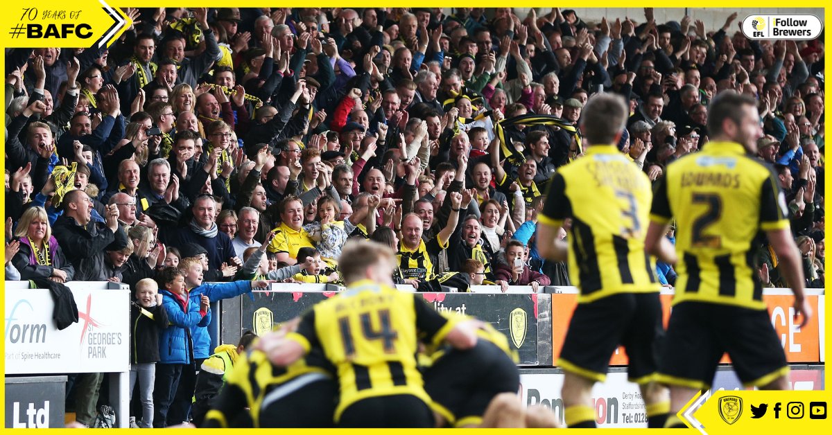 burtonalbionfc's tweet image. Never be in any doubt who football is for.
Never be in any doubt who Burton Albion Football Club is for.
Our 𝗙𝗔𝗡𝗦. Our 𝗖𝗢𝗠𝗠𝗨𝗡𝗜𝗧𝗬. Now and always. 
💛🖤