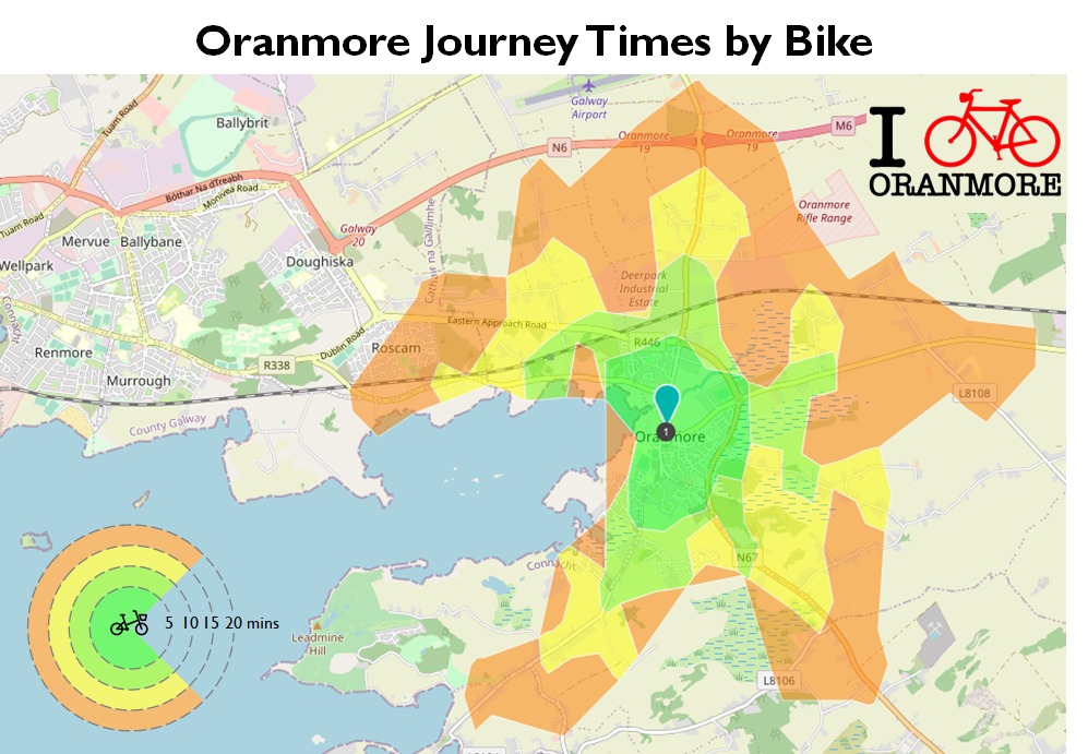 This morning's school traffic from #Oranmore village back to Oranhill. That's a traffic jam over 1km long in a village where the majority of housing estates are less than 2km from the schools. 

We need to create #SafeRoutesToSchool so children have space to walk &amp; bike instead.