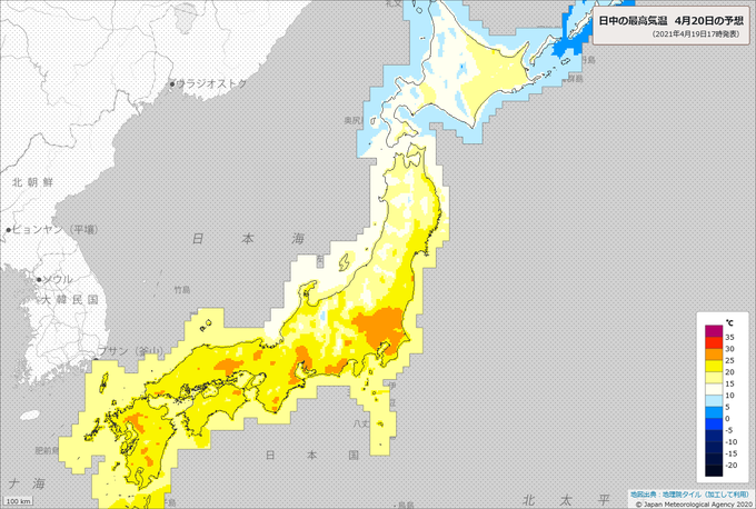 真夏日予報のところがあります きょう14日は各地で気温が上がります 最高気温は岐阜31 熊谷 前橋 甲府 飯田 名古屋 四日市 京都 熊本30 と真夏日となり そのほか東京都心28 など広く夏日予報です 適切な暑さ対策をしましょう