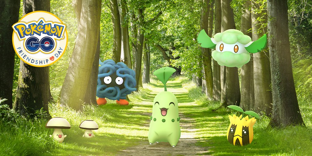 SerebiiNet's tweet image. Serebii Update: The Pokémon GO Friendship Day event is now rolling out in Europe &amp;amp; Africa. Runs from 11:00 to 14:00 local time.

Details @ serebii.net/pokemongo/frie…