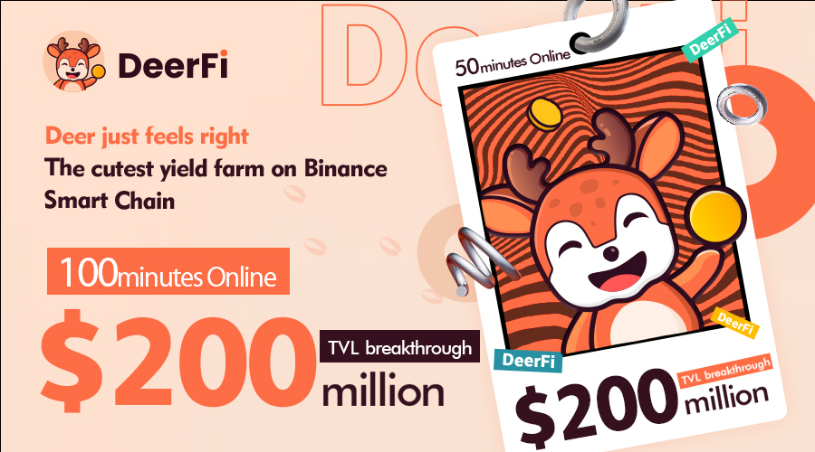 Congrats! TVL has been exceeded $200 million! And thanks to all the friends who participate!!!🎆

#Binance #BSC #BinanceSmartChain #DeFi