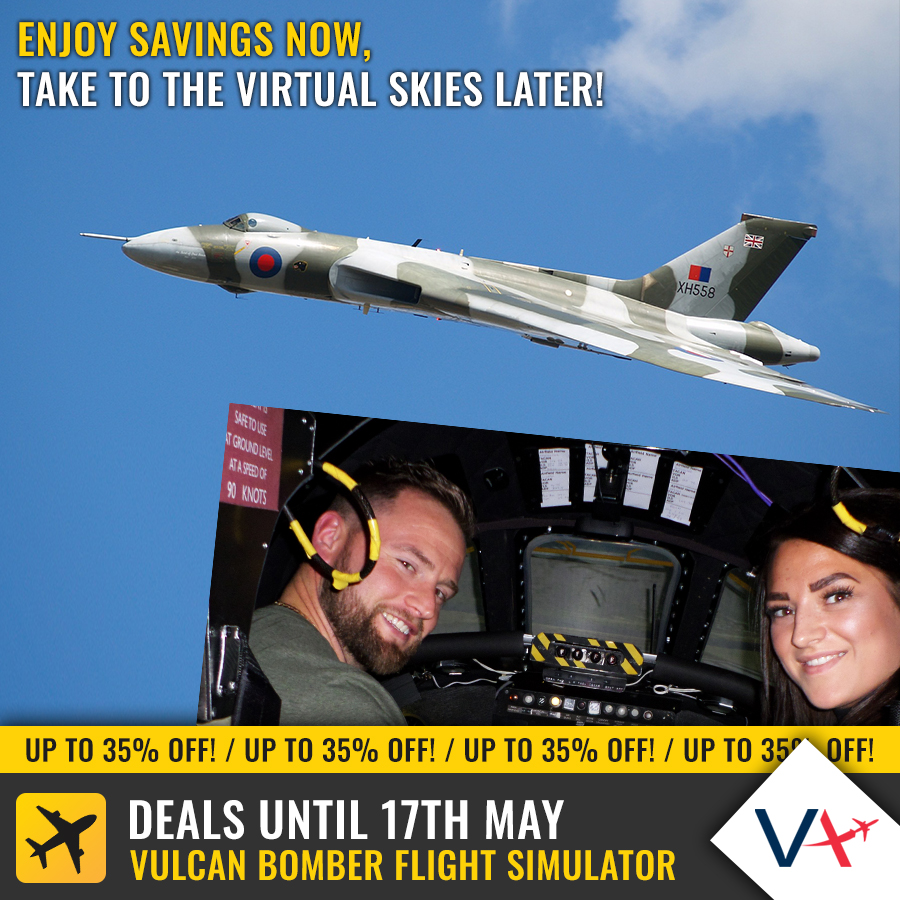 Flown the MIGHY VULCAN yet? We are looking forward to getting back to normal but this time in our BRAND NEW FLIGHT SIM CENTRE in Stockport! Excited to share it with you. Buy to fly this iconic aircraft simulator for 60 / 90 or 120 minute experiences!
virtual-aerospace.com/product/worlds…