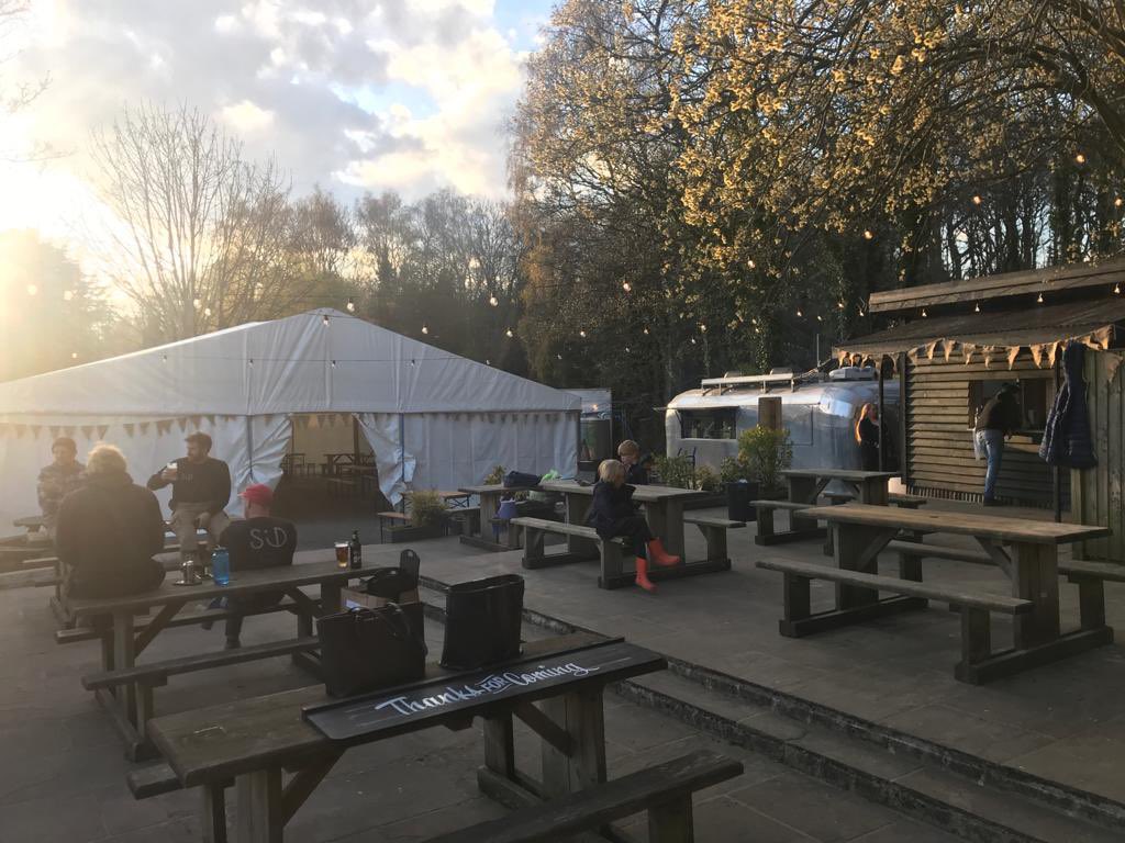 Did we mention we’ve re-opened our beer garden. Beer, food, coffee and views. Closed Monday but open Tuesday to Sunday 12 till 8:30.