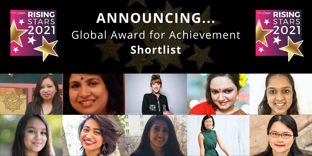 WeAreTheCity's tweet image. Announcing our incredible #WATCTop100 Global Award for Achievement Shortlist 2021; @angeaow, Anju Gurung, Arpita Agrawal, @ArseniaTN, @r_ishrat, Dhivya Ranganathan, Isabella Gomes, Jana Jhaveri, @CoderBunnyz, &amp;amp; Vicki Lau! Well done! 👏