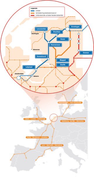 Persbericht: ‘Grootschalige woningbouw door investeren in Lelylijn’. Noordelijk Nederland presenteert bouwstenen voor een #DeltaplanNNL en het Regeerakkoord. <a href="/2eKamertweets/">Tweede Kamer</a> 🚈🚅🏡🛤👩‍🍳👩🏽‍🎓👨🏻‍🔧👨🏼‍🔬👷🏻💪🏻@MinisterieEZK <a href="/MinIenW/">Ministerie van Infrastructuur en Waterstaat</a> <a href="/MinBZK/">Ministerie van BZK</a> #trotsophetnoorden bitly.ws/cPAi #formatie
