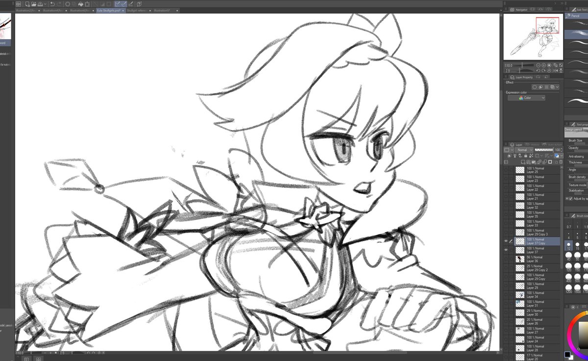 Commission progress! 