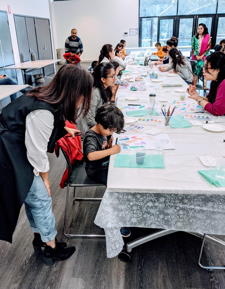 TasMajles's tweet photo. CDNI @cdni_org_au celebrated NSW Youth Week with an exciting and fun filled art project "Bond With Mother Nature" conducted by artist @TasMajles Tasmina K Majles.

Thanks to Liverpool City Council Australia and Youth Week NSW for sponsoring the project.

#NSWYouthWeek https://t.co/oKybmOqKAf