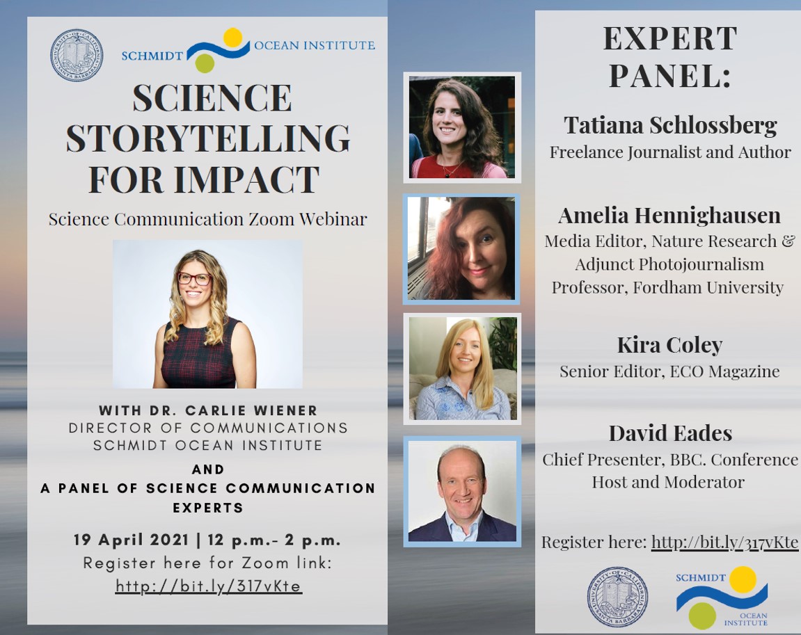 CarlieHawaii's tweet photo. I am beyond thrilled to be hosting an esteemed panel of journalists @ProfPhotoAmelia, @KiraMColey, Tatiana Schlossenberg, and @bbcdavideades for the Science Storytelling for Impact Workshop tomorrow. I always  learning something new. #science #education #storytelling #scicomm https://t.co/pWIC1YqHOs