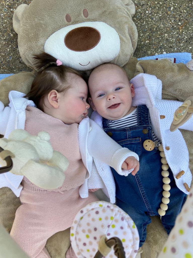 RichardAllen25's tweet photo. This is my freedom pics,our granddaughters and cousins meeting for the first time on Sat. Reilly and Lyla, 6 and 4 months respectively.❤️ #Freedompic @BBCBreakfast https://t.co/YgH343tJgD