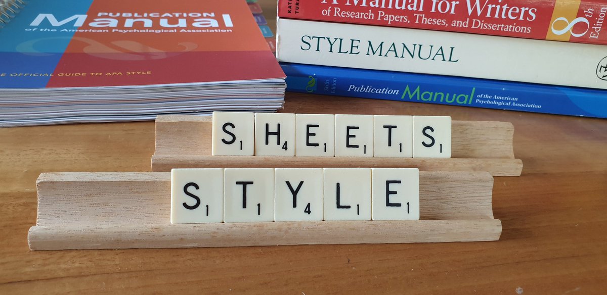 CCediting's tweet image. What is a style sheet and why do you need one? Style sheets help ensure consistency in a manuscript, thesis, website or other written material. Check out my blog post for more info: cceditingservices.com.au/what-is-a-styl…
#stylesheet #apastyle #chicagostyle #stylemanual #EditBoost2WC