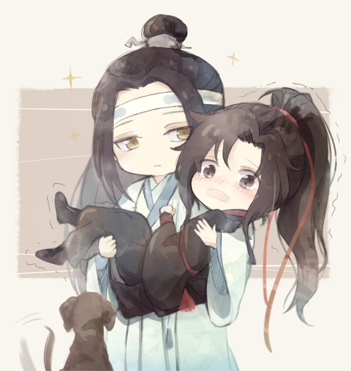 「🐶💦

#魔道祖師 」|simaのイラスト