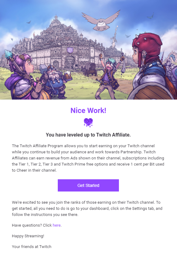 #TwitchAffilate we have done it!! thank you all for the support! <3 expect more streaming soon from your new twitch affiliate streamer!