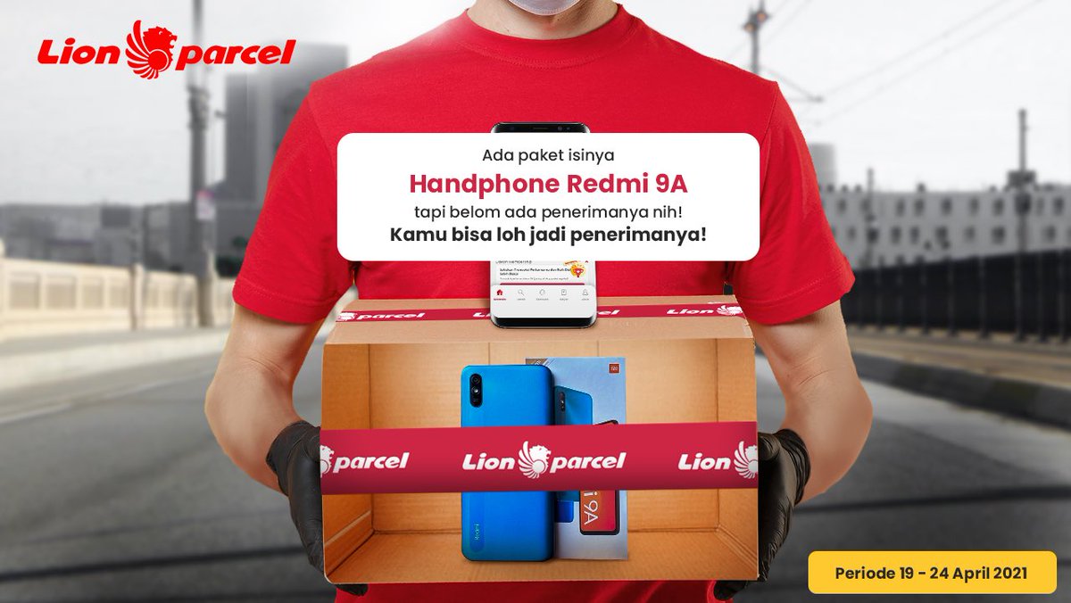 Lion Parcel (@lionparcel_) on Twitter photo Ada #SepaketRejeki isinya HP Redmi 9A yang belum ada penerimanya nih! Kamu mau jadi penerimanya?
Caranyanya:
1. Follow Twitter <a href="/lionparcel_/">Lion Parcel</a>
2. Like Tweet ini
3. Reply dengan Hashtag #LionParcel #SepaketRejeki
Periode sampai 24 April. Yuk Ikutan!
#giveaway Ada #SepaketRejeki isinya HP Redmi 9A yang belum ada penerimanya nih! Kamu mau jadi penerimanya?
Caranyanya:
1. Follow Twitter <a href="/lionparcel_/">Lion Parcel</a>
2. Like Tweet ini
3. Reply dengan Hashtag #LionParcel #SepaketRejeki
Periode sampai 24 April. Yuk Ikutan!
#giveaway