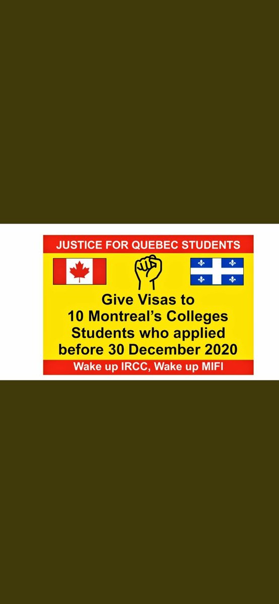 SukhGil40826649's tweet photo. It's almost one year but no results for quebec students who applied in those 10 suspended colleges of montreal . Wake up IRCC,  gives us our results @CitImmCanada @JustinTrudeau @CanadainIndia @EducationQC @MIFI_QC #justiceforquebecstudents #wewantjustice #HumanRights https://t.co/yrVd4sUQYf