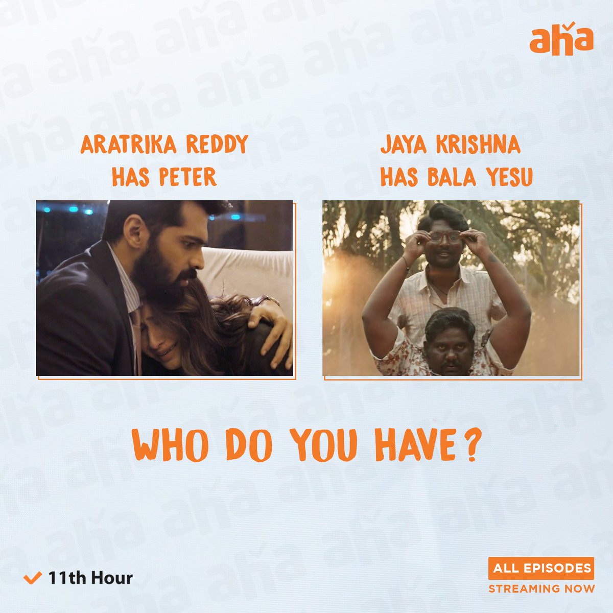 ahavideoIN's tweet image. Tag your yaar &amp;amp; say nothing ❤️

#11thHour #11thHourOnAHA