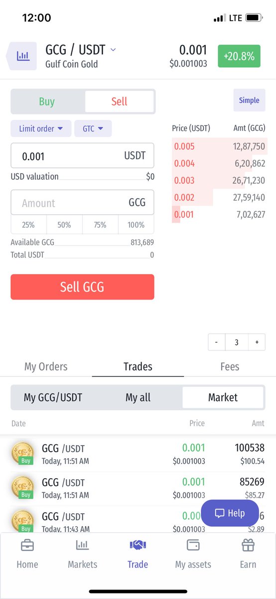 We are creating larger larger presence in markets 🚀🚀

20% ✅ Groww 2nd Day !! 

Thnx to all <a href="/gulfofficialgcg/">Gulf Coin Gold</a> Community 

#gcg #gcgrs100 #Gcgian #CryptoNews  <a href="/latokens/">latokens</a> <a href="/satoexchange/">SatoExchange</a> <a href="/CoinSwitchKuber/">Angelo Gueta</a>