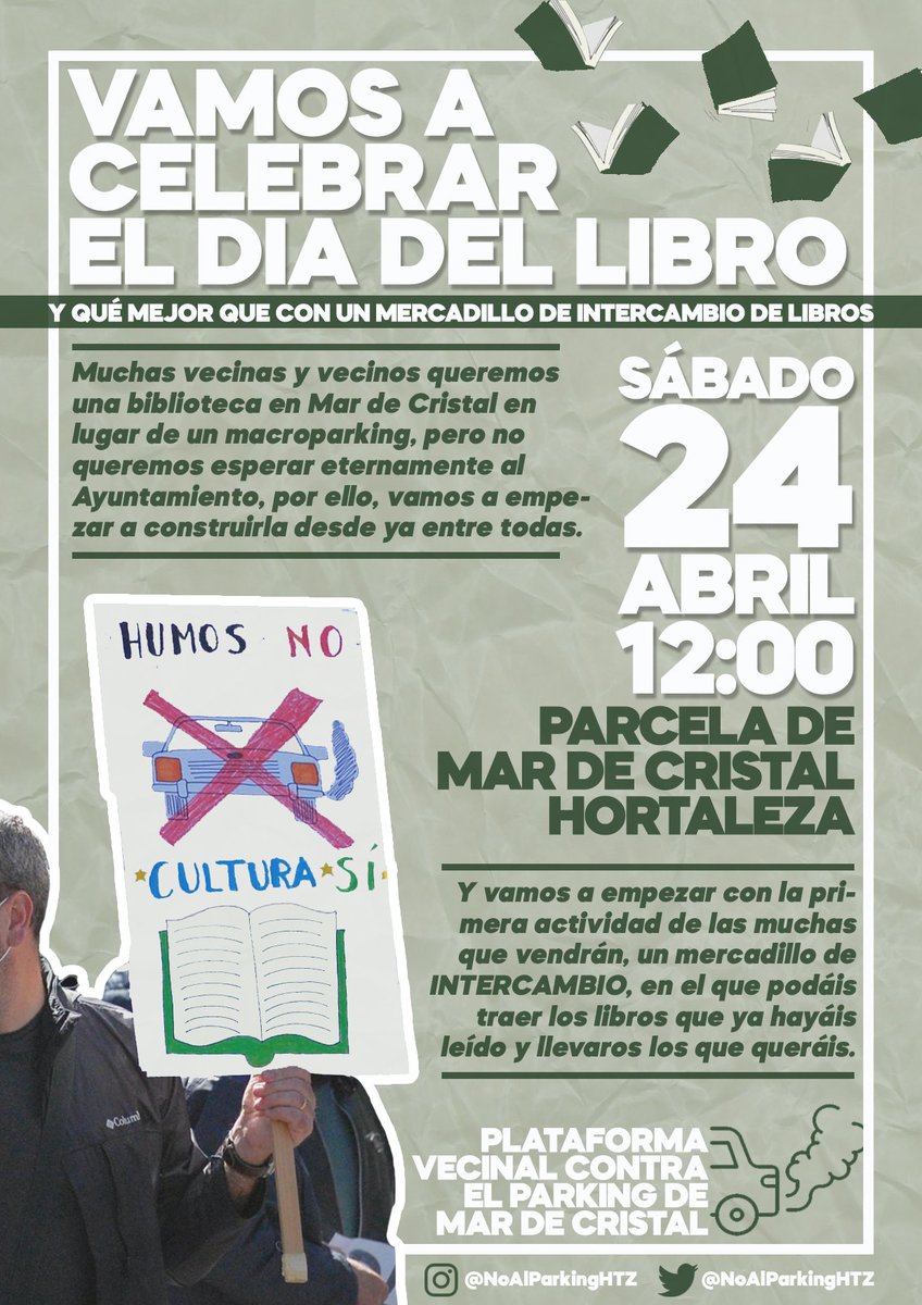 Plataforma por la Biblioteca en Mar de Cristal tweet media