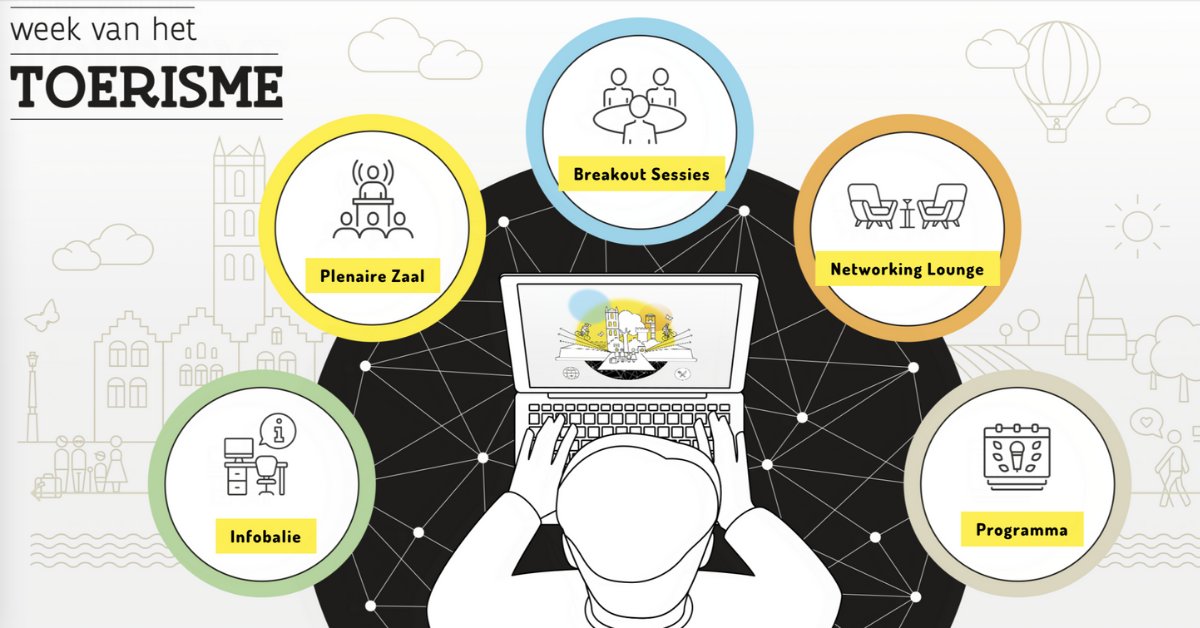 Straks starten we de #Weekvanhettoerisme! 🙌  Een week boordevol interessante #sessies, #documentaires, inzichten en veel meer - over de #toekomst van #toerisme in #Vlaanderen. Er nog snel bij zijn? Inschrijven kan via 👉 bit.ly/week-van-het-t…