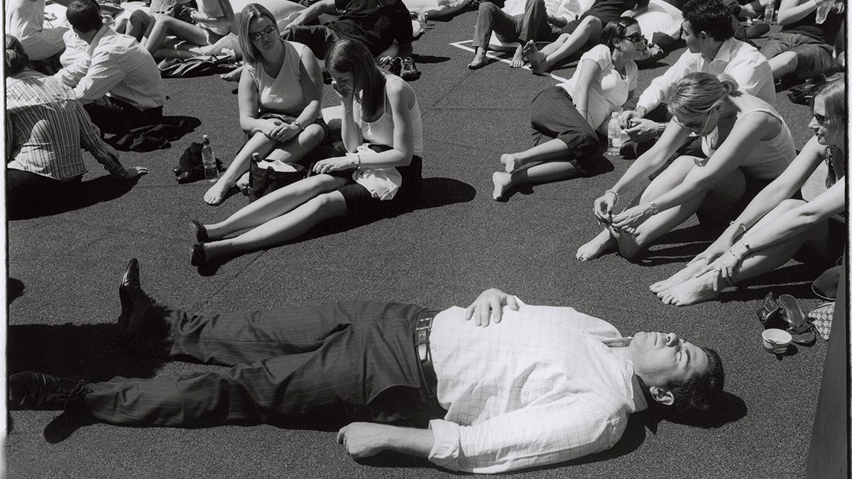 Broadgate Circle, London, 2014
Office workers at lunchtime, from 'Lost in the City'. nicholassackphotos.com
#CityofLondon #Broadgate #officeworkers #figures #lunchtime #cities #urbanphotography #sunbathing #streetphotography #blackandwhitephotography #monochrome #analogue #bnw