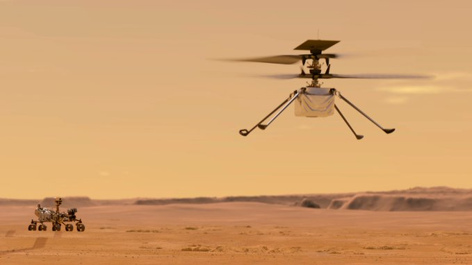 DaveyBoi73's tweet photo. With just 20 minutes or so till the NASA #MarsHelicopter takes flight, I still think that @NASAJPL @NASA_Johnson @NASAKennedy should #SendMeToMars to make sure all the solar panels on the rovers and things are kept clean. Among other things to do. https://t.co/dHLBMfFdXI