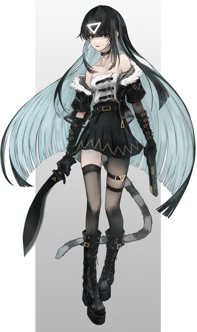 Skebで依頼主のオリキャラちゃんを衣装アレンジで描かせていただきました! 