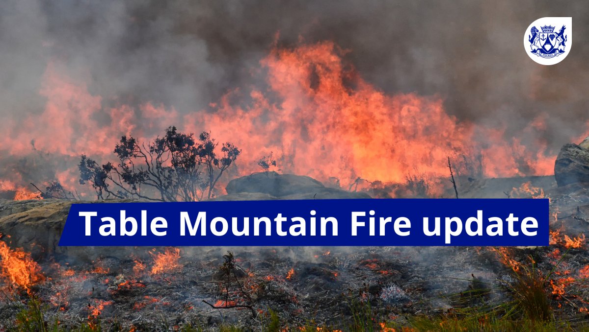 Western Cape Gov on Twitter "🔥 Table Mountain Fire update (19 April