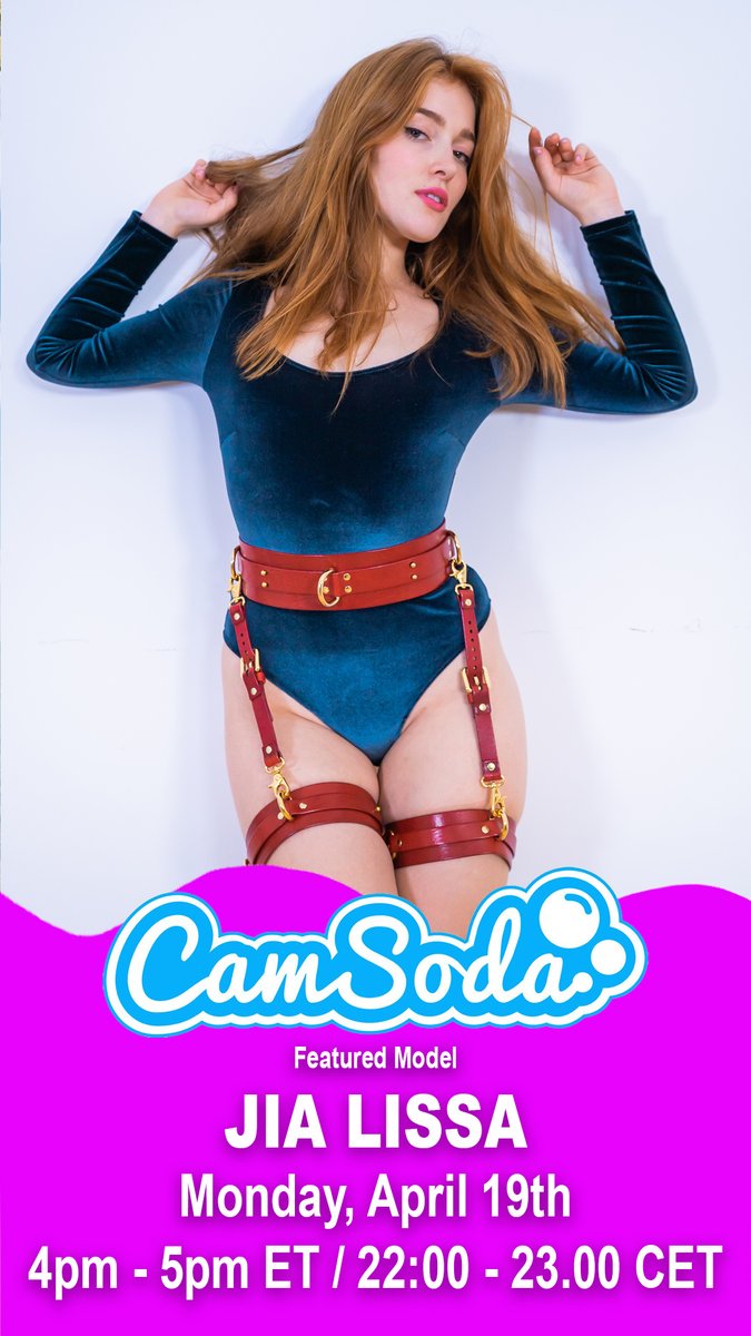 JulmodelsLive's tweet image. @JulmodelsLive 
Don't Misss!
🔥 @Jia_Lissa Live @CamSodaLive 
Free webcam live sex w/ ur #FavJuls / pornstar
Today 
camsoda.com/tag/julmodels-… 💦