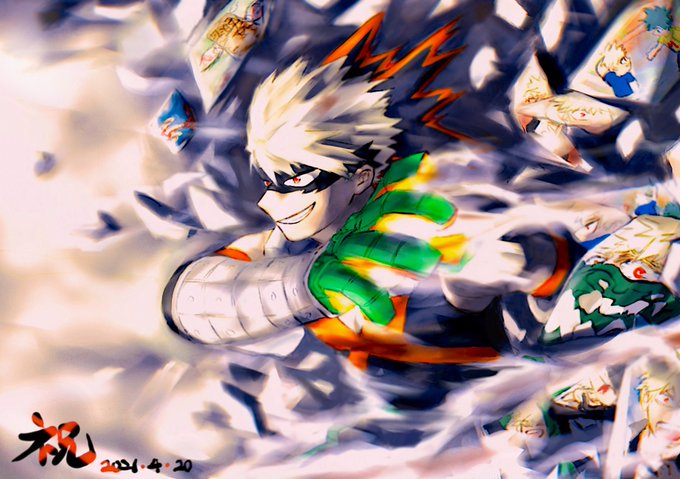 「爆豪勝己」 illustration images(Popular))