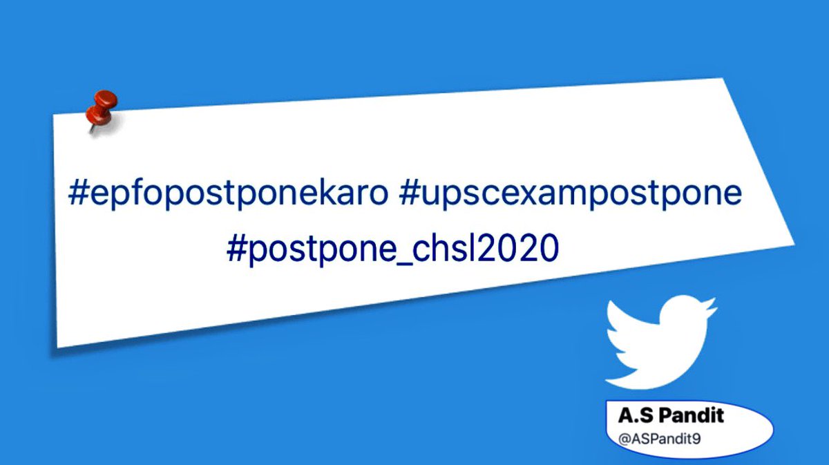 ASPandit9's tweet photo. Youth is the backbone of our Country..Exams need to be postponed 
#epfopostponekaro    #upscexampostpone https://t.co/rcRHImWMCE